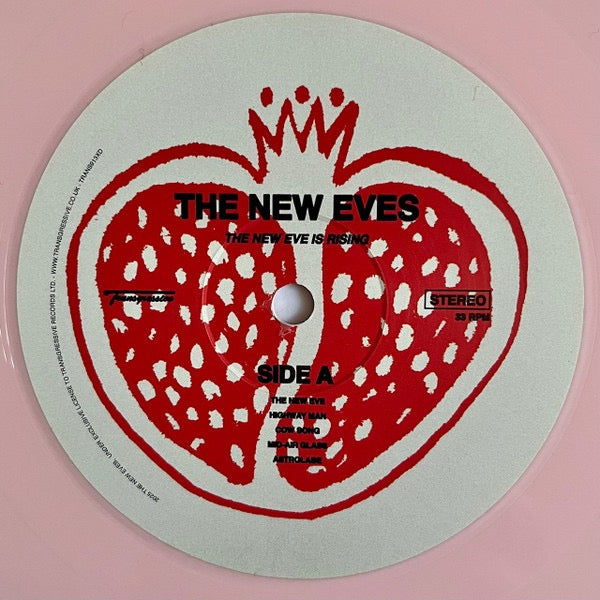 Image of Label Cover of 4615011C: LP - THE NEW EVES, The New Eve Is Rising (Transgressive Records; TRANS913XD, Europe 2025, Gatefold, Pink Vinyl) Still In Opened Shrinkwrap  EX/EX