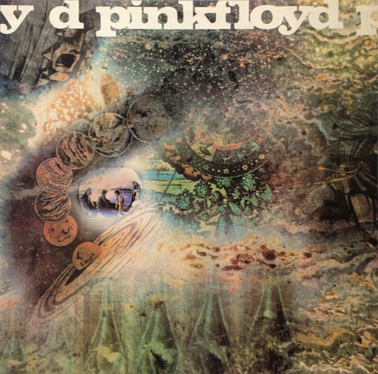 Image of Front Cover of 4645003S: LP - PINK FLOYD, A Saucerful Of Secrets (Columbia; SCX 6258, UK 1973 Reissue, Laminated Front Sleeve, 5th pressing stereo, Two EMI Boxes, "6807 TPS" before G&L printer credit) Scuffs, edge wear  VG/VG