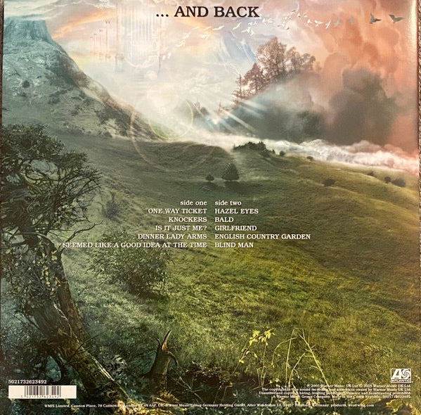 Image of Back Cover of LP - NEW/NEW - THE DARKNESS, One Way Ticket to Hell...and Back (20th Anniversary Deluxe Edition) (Warner; 5021732623492, Europe 2025 Reissue, Gatefold, Inner, Orange and Yellow Vinyl), ,  - 4855039S