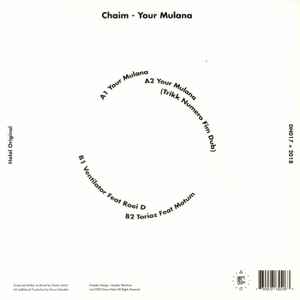 Image of Back Cover of 12" EP - VG+/VG+ - CHAIM, Your Mulana (Disco Halal ; DH017, Germany 2018, Picture Sleeve), ,  - 4645035S