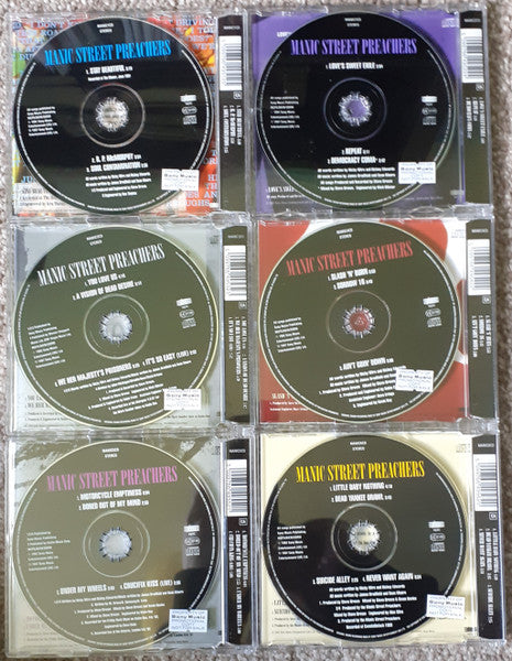 Image of Label Cover of 4635034E: 6xCD - MANIC STREET PREACHERS, Six Singles From Generation Terrorists (Epic; none, UK 1997, Box Set)   VG+/VG+