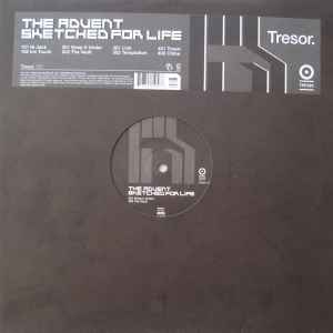 Image of Front Cover of 4625005E: 2x12" - THE ADVENT, Sketched For Life (Tresor; Tresor 195, Germany 2002, Stickered Plain Sleeve) A/B Sides G+, C/D Sides VG.  VG/G+