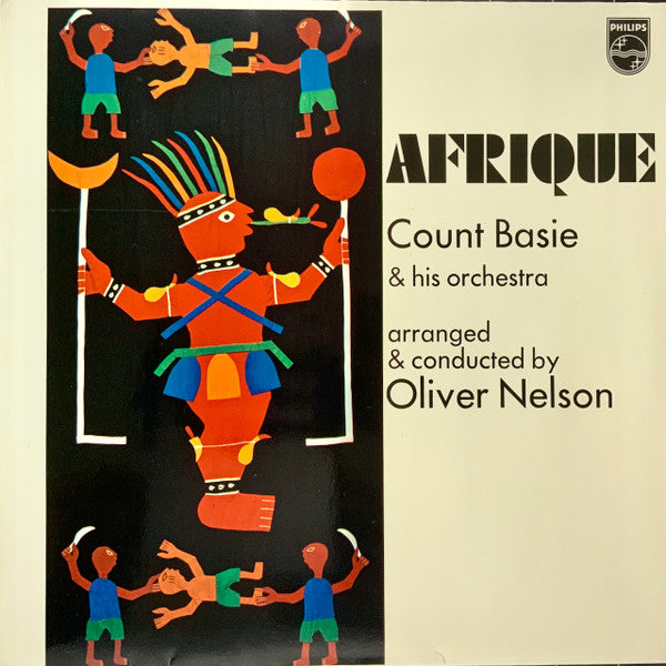 Image of Front Cover of 4625030E: LP - COUNT BASIE & HIS ORCHESTRA ARRANGED & CONDUCTED BY OLIVER NELSON, Afrique (Philips; 6369 408, Netherlands 1971, Laminated Gatefold Sleeve)   VG/VG