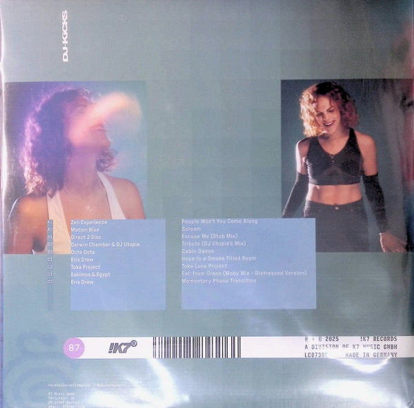 Image of Back Cover of 2xLP - NEW/NEW - ERIS DREW, DJ-Kicks: Eris Drew (!K7; K7459LP, Germany 2025, Gatefold, Card), ,  - 5115325C
