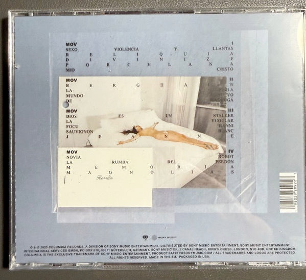 Image of Back Cover of CD - NEW/NEW - ROSAL A, Lux (Columbia; 19802990922, UK & Europe 2025, Jewel Case, 12 Page Booklet), ,  - 0716305C