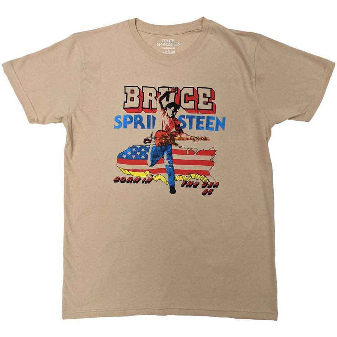 Image of Front Cover of 4615267C: Accessories - BRUCE SPRINGSTEEN, Born In The USA '85 T-Shirt M (,  )   NEW/NEW