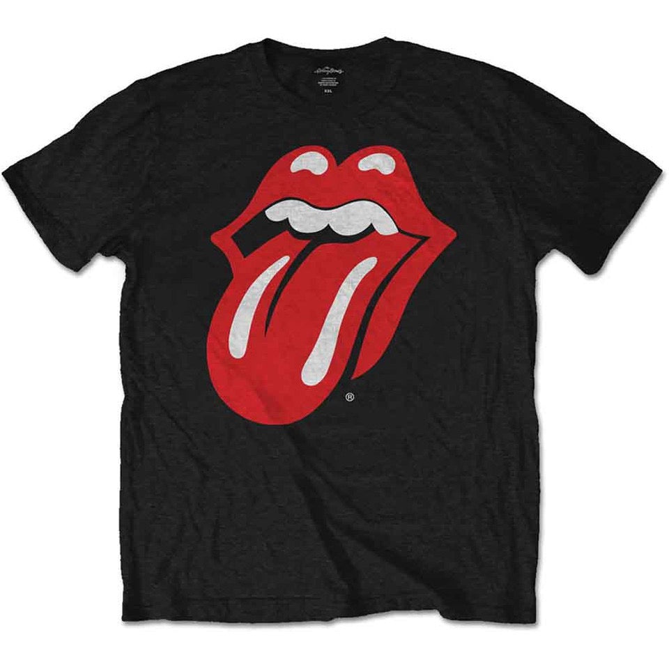Image of Front Cover of 4615272C: Accessories - THE ROLLING STONES, Classic Tongue Logo T-Shirt XL (,  )   NEW/NEW