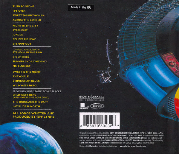 Image of Back Cover of CD - VG+/VG - ELECTRIC LIGHT ORCHESTRA, Out Of The Blue (Epic ; 88697053232, Europe 2007, Book Sleeve), ,  - 2936035E