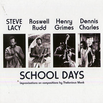 Image of Front Cover of 4655056S: CD - STEVE LACY, School Days (Emanem ; 5016, UK 2011)   VG+/VG+