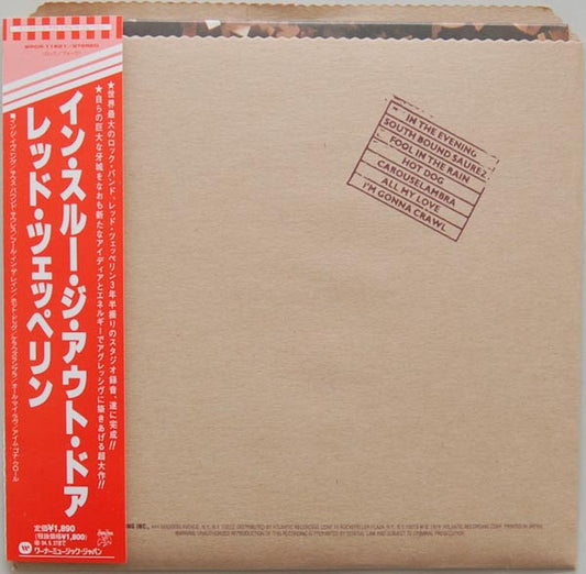 Image of Front Cover of 4655064S: CD - LED ZEPPELIN, In Through The Out Door (Warner Music Japan ; WPCR-11621, Japan 2003)   VG+/VG+