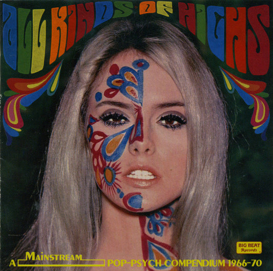 Image of Front Cover of 4655067S: CD - VARIOUS, All Kinds Of Highs - A Mainstream Pop Psych Compendium 1966-70 (Big Beat Records; CDTOP2 306, UK 2012)   VG+/VG+