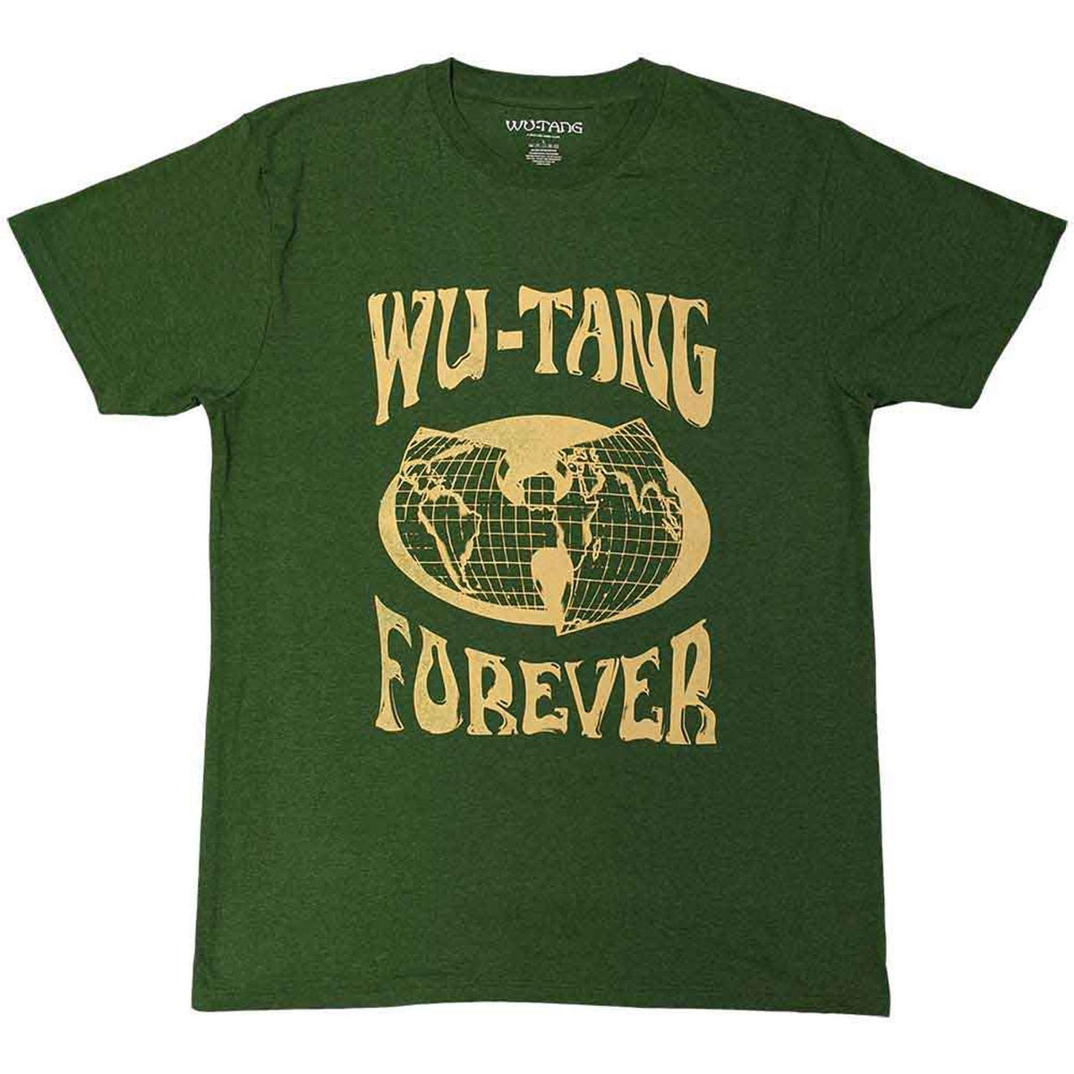 Image of Front Cover of Accessories - NEW - WU TANG CLAN, Forever (Green) T-Shirt L (, UK ), ,  - 4416218C