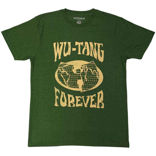 Image of Front Cover of Accessories - NEW - WU TANG CLAN, Forever (Green) T-Shirt XL (, UK ), ,  - 4416219C