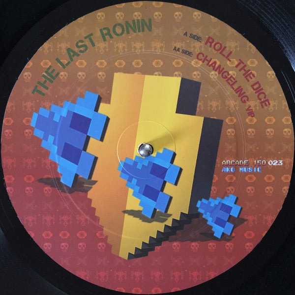 Image of Front Cover of 4615412C: 12" - THE LAST RONIN, Roll The Dice / Changeling (VIP) (AKO150 Arcade; ARCADE 150 023, UK 2022, Die Cut Company Sleeve)   VG/VG+