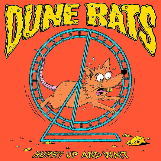 Image of Front Cover of 4645202S: LP - DUNE RATS, Hurry Up And Wait (Rise Records; RATBAG019LP, Australia 2020, Inner, Limited Edition, Picture Disc, Phonotropic Picture Disc)   VG+/EX