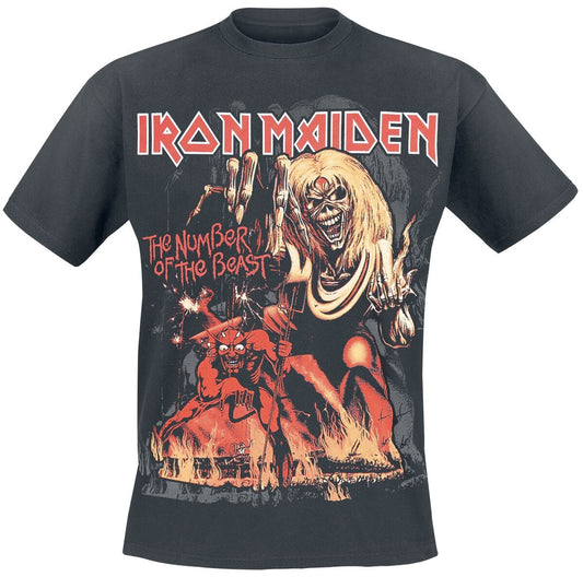 Image of Front Cover of Accessories - NEW/NEW - IRON MAIDEN, The Number Of The Beast T-Shirt S (, Europe ), ,  - 4615563C