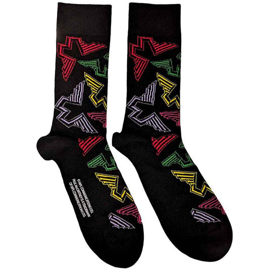 Image of Front Cover of 4615631C: Accessories - WINGS, Logo Socks (Black) (UK Size 7 - 11) (,  )   NEW/NEW