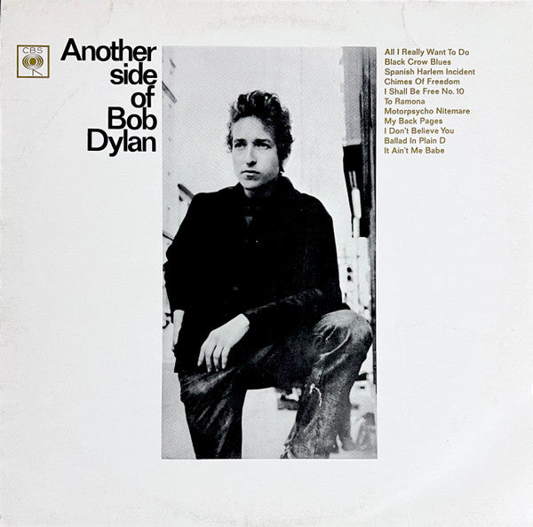 Image of Front Cover of LP - VG/G+ - BOB DYLAN, Another Side Of Bob Dylan (CBS Red Label "Made In England" Rim Text; 32034, UK 1980s Reissue), Light marks and some mottling, Sleeve has some creases and a little worn, Nice price sticker and inner. ,  - 2516101C