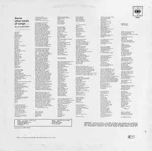 Image of Back Cover of LP - VG/G+ - BOB DYLAN, Another Side Of Bob Dylan (CBS Red Label "Made In England" Rim Text; 32034, UK 1980s Reissue), Light marks and some mottling, Sleeve has some creases and a little worn, Nice price sticker and inner. ,  - 2516101C