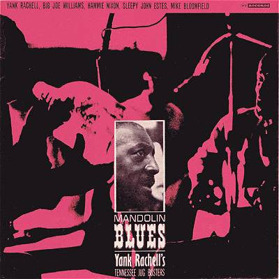 Image of Front Cover of 4645246S: LP - YANK RACHELL AND HIS TENNESSEE JUG-BUSTERS, Mandolin Blues (77 Records; 77-LA-12-23, UK 1964, Laminated Pasteback Sleeve) Hairlines all over disc. Slight fogging. Edge wear, heavy to opening edge, ring wear, laminate creasing and discolouration.  G+/G+