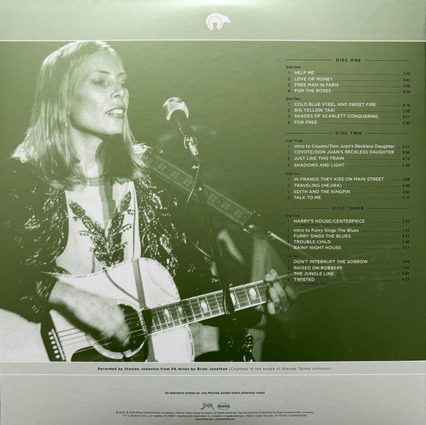 Image of Back Cover of 3xLP - M/M - JONI MITCHELL & THE L.A. EXPRESS, 1976 U.S. Tour (Rhino Records; R1 727234, Worldwide 2025, Book Sleeve, Limited Edition of 6,500. 180g. Record Store Day 2025), SEALED,  - 4645247S