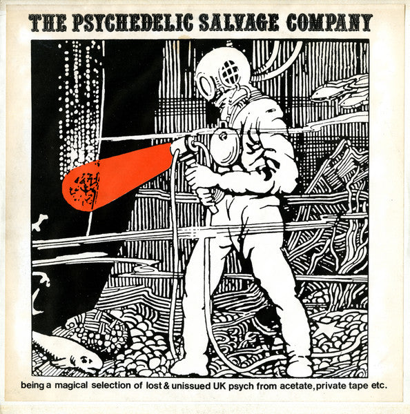 Image of Front Cover of 4615646C: LP - VARIOUS, The Psychedelic Salvage Company Volume 1 (Not On Label; none, UK 1990, Glued Artwork Sleeve, Insert, Unofficial Compilation) Small patch of sticker damage  VG/VG+