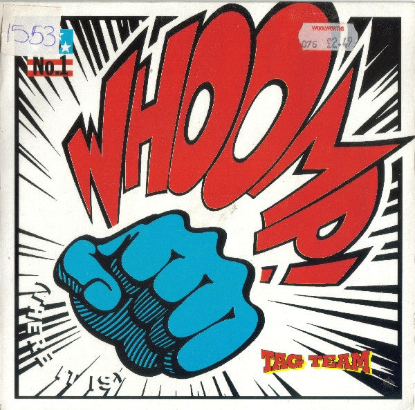Image of Front Cover of 4615688C: 7" - TAG TEAM, Whoomp! (There It Is) (Club Tools; SHXS1, UK 1993, Picture Sleeve) Sleeve has small area at top of flipback edge peeling / creased  VG/VG+