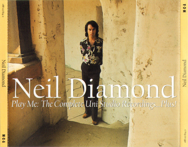 Image of Front Cover of 4615717C: 3xCD - NEIL DIAMOND, Play Me: The Complete Uni Studio Recordings ... Plus! (MCA Records; 088 112 824-2, US 2002, Fatbox Double Case, Booklet) Barcode has been punched.  VG+/VG+