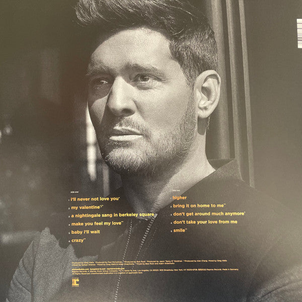 Image of Back Cover of LP - EX/EX - MICHAEL BUBL , Higher (Reprise Records; 0093624874874, USA & Europe 2022, Gatefold, Insert), ,  - 4645261S