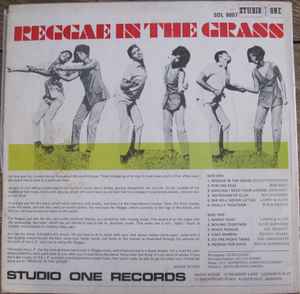 Image of Back Cover of 4645276S: LP - VARIOUS, Reggae In The Grass (Studio One; SOL 9007, Jamaica 1969, Picture Sleeve) excellent copy all round - one or two faint scuffs - minor  VG/VG