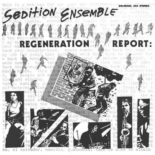 Image of Front Cover of LP - VG+/VG+ - SEDITION ENSEMBLE, Regeneration Report (Sol Re Sol Records; SRS002, US 2012 Reissue, Pasteback Sleeve, Insert), Still In Opened Shrinkwrap,  - 3526238E
