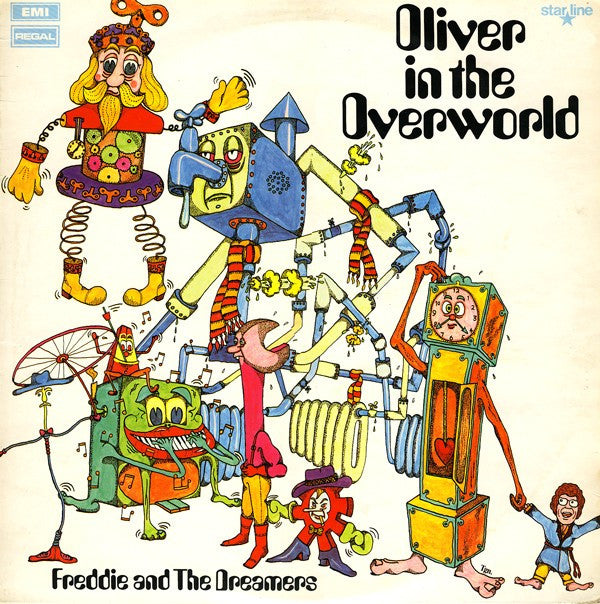 Image of Front Cover of 4625148E: LP - FREDDIE AND THE DREAMERS, Oliver In The Overworld (Starline ; SRS 5019, UK 1970, Laminated Flipback Sleeve)   VG/VG