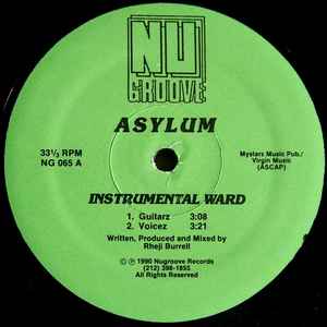 Image of Back Cover of 4745041S: 12" - ASYLUM*, Instrumental Ward (Nu Groove Records ; NG 065, US 1990)   /VG
