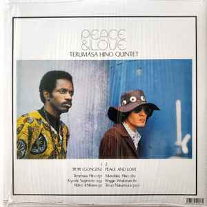 Image of Back Cover of 4745015S: LP - TERUMASA HINO QUINTET, Peace And Love (Octave Lab ; OTS-183, Japan 2020 Reissue, Gatefold)   VG+/VG+
