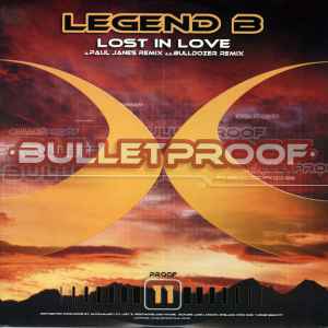 Image of Back Cover of 4725014E: LP - LEGEND B, Lost In Love (Bulletproof Records; PROOF 11, UK 2001) Disc has a few surface marks, plays with some crackle  G+/G+