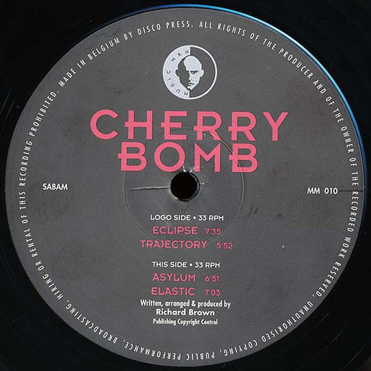 Image of Front Cover of 4725015E: 12" EP - CHERRY BOMB, Eclipse (Music Man Records; MM 010, Belgium 1994, Company Sleeve)   VG/G+