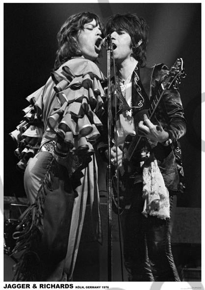 Image of Front Cover of 4715088C: Accessories - THE ROLLING STONES, Mick & Keith Poster (84.1cm x 59.4cm; ART068, UK )   NEW/NEW