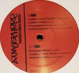 Image of Front Cover of 4725039E: 12" - ATMOSPHERE, Modern Man's Hustle (Fat Beats; FBR2001, US 2002, Promo, Stamped promo sleeve) Lightest of marks. Artist/Title written in black marker on sleeve. Promo stamp on sleeve.  /VG+