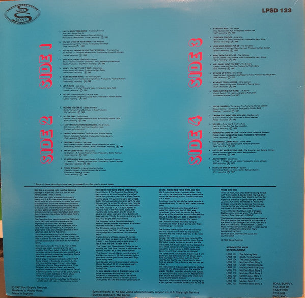 Image of Back Cover of 2xLP - G+/VG - VARIOUS, The Northern Soul Story 5 (Soul Supply; LPSD 123, UK 1987), ,  - 4725062E