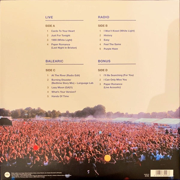 Image of Back Cover of 4715146C: 2xLP - GROOVE ARMADA, Twenty One (Demon Records; DEMREC459, UK 2019, Gatefold, 2 Inners, White Vinyl) Ring wear on rear sleeve.  VG/VG+