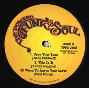 Image of Front Cover of LP - /VG+ - VARIOUS, Untitled (The Power Of Funk & Soul; TPFS-026, US 2003), Light marks., A1 - Boby Caldwell . -Open Your EyesA2 - Kenny Loggins - This Is ItA3 - Paul Simon - 50 Ways To Leave Your LoverB1 - Player - Baby Come BackB2 - Paul McCartney - Let 'Em InB3 - Michael McDonald - I Keep Forgetting - 4745191S
