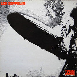 Image of Front Cover of LP - VG/G+ - LED ZEPPELIN, Led Zeppelin (Atlantic Green & Orange; K40031, UK 1972 Reissue, Laminated Sleeve, Crossover pressing, 2 Matrix Numbers In Each Run Out, No Pete Norman Credit), Lots of surface hairlines, Sleeve lightly worn,  - 3716209C