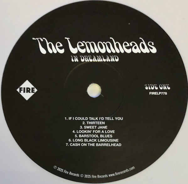 Image of Label Cover of LP - VG/VG+ - THE LEMONHEADS, Lemonheads In Dreamland (Fire Records ; FIRELP778, Worldwide 2025, Embossed Sleeve, Print, White Vinyl, Ltd to 800), Top edge seam split,  - 3046013S