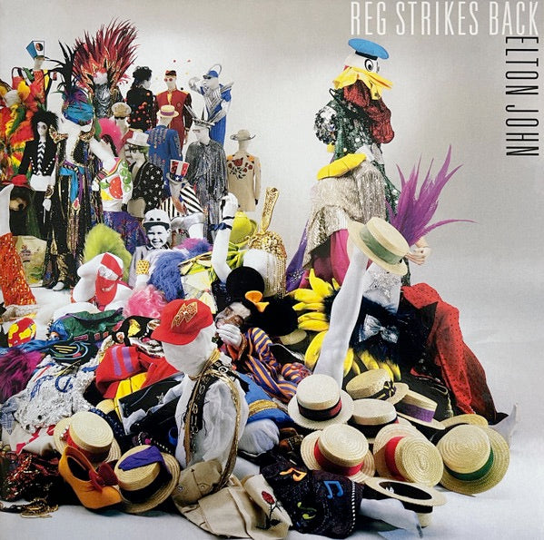 Image of Front Cover of 7435151E: LP - ELTON JOHN, Reg Strikes Back (	The Rocket Record Company; 5516081, 	Worldwide 2023)   NEW/NEW