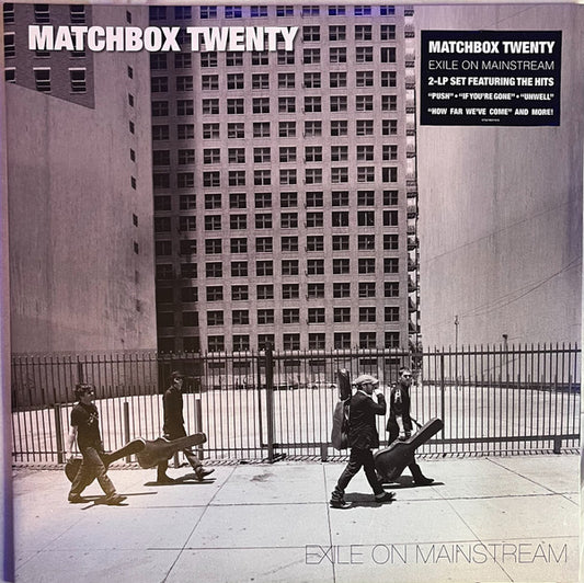 Image of Front Cover of 4745280S: LP - MATCHBOX TWENTY, Exile On Mainstream (Atlantic; 075678641015, Worldwide 2022, Limited Edition, Reissue, White Vinyl)   EX/EX