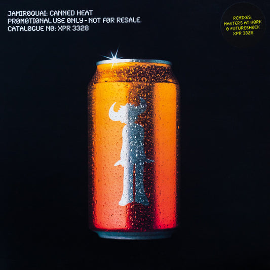 Image of Front Cover of 4715216C: 12" - JAMIROQUAI, Canned Heat (Sony Soho Square; XPR 3328, UK 1999, Promo, Hype Stickered Sleeve)   VG+/VG