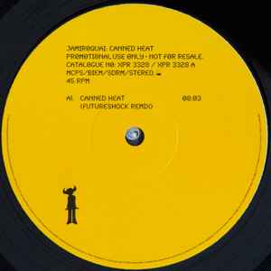 Image of Label Cover of 4745342S: 12" - JAMIROQUAI, Canned Heat (Sony Soho Square; XPR 3328, UK 1999, Promo, Hype Stickered Sleeve)   VG/VG+