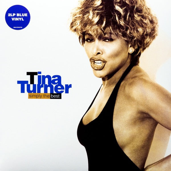 Image of Front Cover of 4715258C: 2xLP - TINA TURNER, Simply The Best (Parlophone; 50541976545709, Europe 2024 Reissue, Gatefold, 2 Inners, Blue Vinyl) Still In Opened Shrinkwrap With Hype Sticker  EX/VG