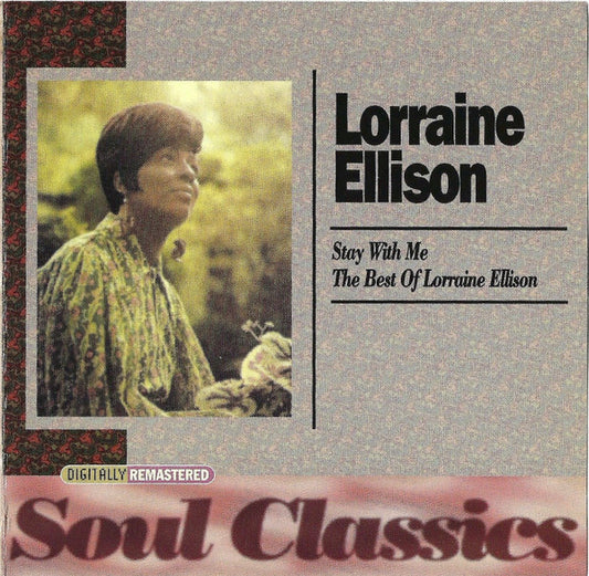 Image of Front Cover of 4755109S: CD - LORRAINE ELLISON, Stay With Me / The Best of Lorraine Ellison (Ichiban Records; SCL 2106, US 1995)   VG+/VG+