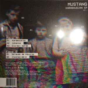 Image of Back Cover of 12" EP - VG+/VG+ - MUSTANG, Karaboudjan EP (A Rag; 3770008158016, Europe 2017), ,  - 4745255S